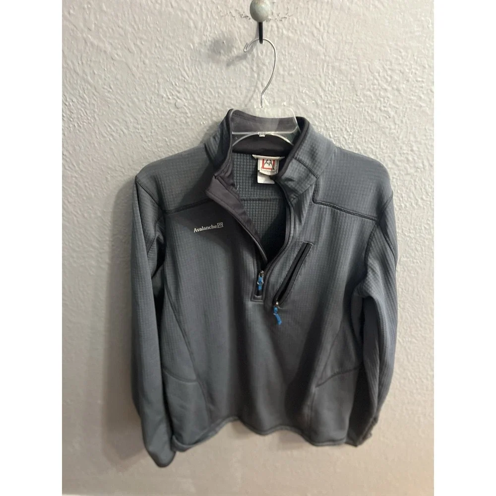 Avalanche Men's Blue‎ 1/4 Zip  Pullover Shirt Size Small